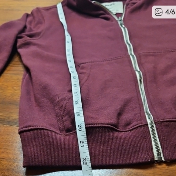 Vans Maroon Full Zip Hoodie - Picture 4 of 5